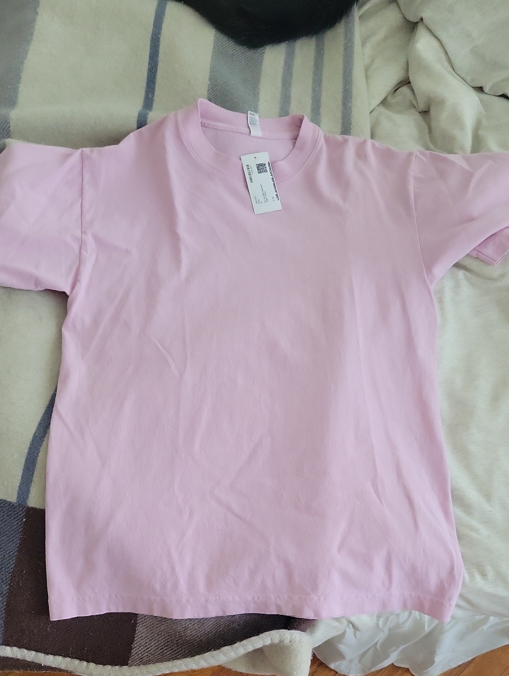 Los Angeles Apparel Light Pink/Lavender Tee